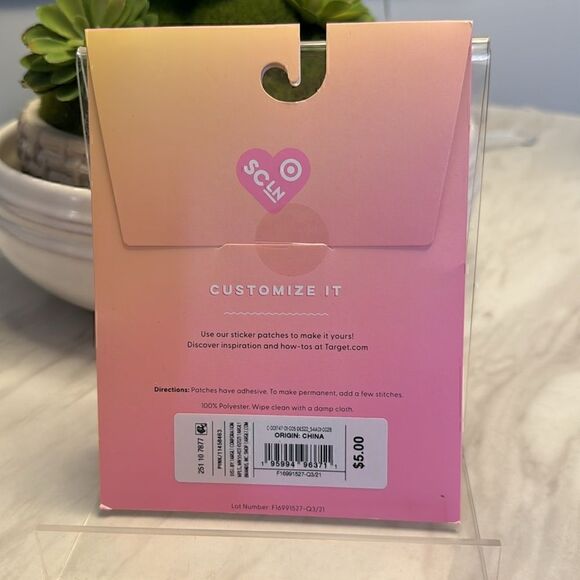 NWT - Stoney Clover Lane x Target Letter Patch -P- Limited Edition - Picture 2 of 2